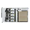 Stovo serveris ASUS ESC8000A-E13 (4U) sidabrinis — LGA 6096, AMD EPYC, DDR5, iki 3 TB, 24 DIMM, 2× CPU, 3200 W maitinimo blokas