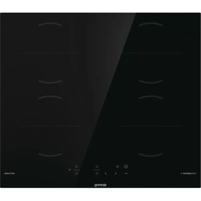 Gorenje GI6401BSCE Juoda Įmontuojama 59 cm Indukcinė kaitlentė 4 kaitviečių