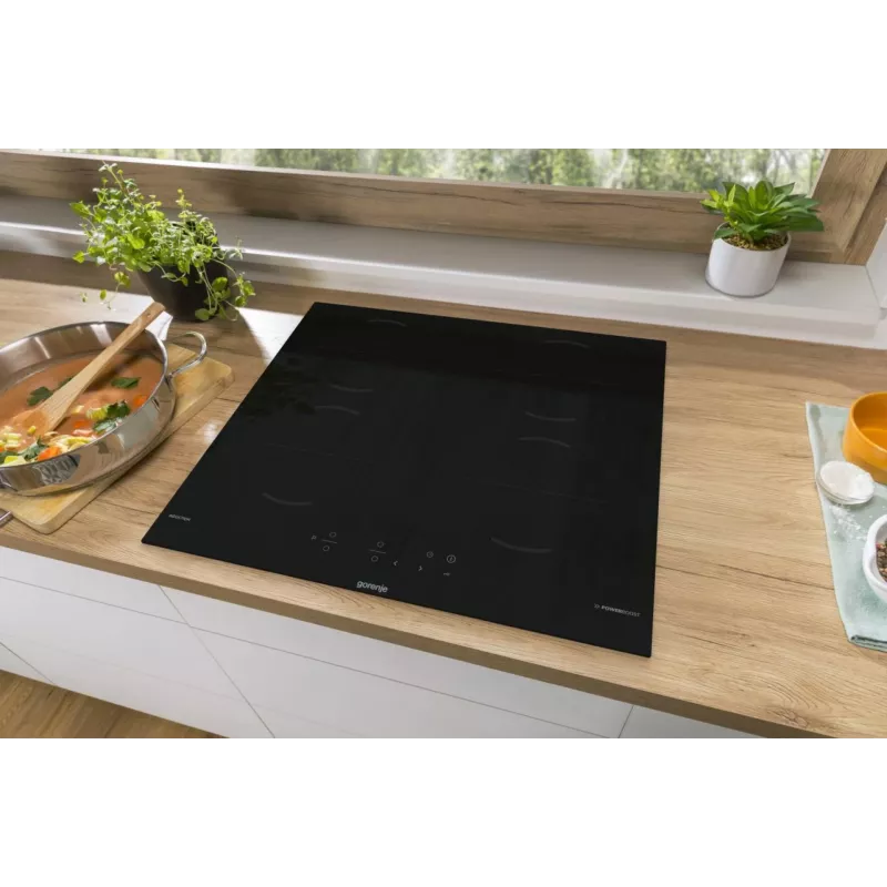 Gorenje GI6401BSCE Juoda Įmontuojama 59 cm Indukcinė kaitlentė 4 kaitviečių