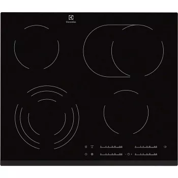 Electrolux EHF6547FXK kaitlentė Juoda Integruojama 4 zonos(-ų)