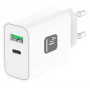 Techly IPW-USB-30WACG mobilusis įkroviklis Universalus Balta AC Greitas įkrovimas Vidinis