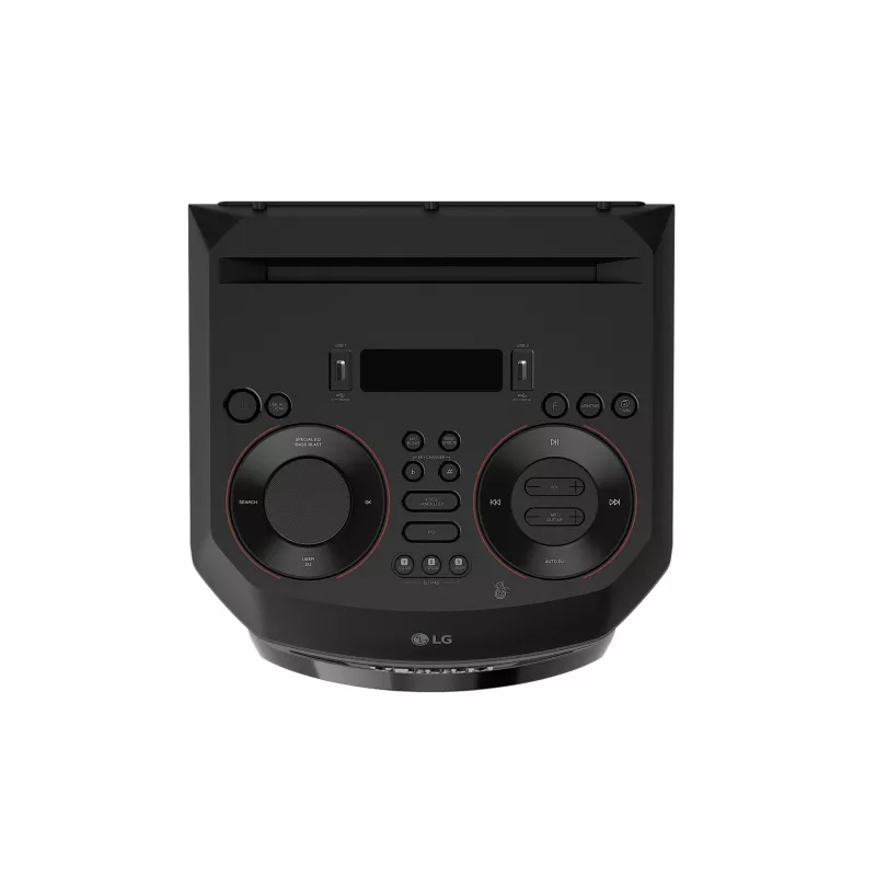 Vakarėlių kolonėlė LG XBOOM RNC5 — 2.0 kanalai, 2 krypčių, Bluetooth 4.0 (AAC/SBC), USB-A, FM, RGB LED, 13,8 kg