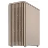PC korpusas ASUS ProArt PA401 Wood Edition smėlio spalvos — vidutinio dydžio bokštas, metalinis priekinis skydelis