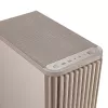 PC korpusas ASUS ProArt PA401 Wood Edition smėlio spalvos — vidutinio dydžio bokštas, metalinis priekinis skydelis