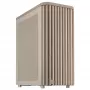 PC korpusas ASUS ProArt PA401 Wood Mesh PWM smėlio spalvos — ATX, mediena, 2×160 mm priekyje, 1×120 mm gale, 2×3,5 colio + 2×2,5 colio lizdai