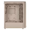 PC korpusas ASUS ProArt PA401 Wood Mesh PWM smėlio spalvos — ATX, mediena, 2×160 mm priekyje, 1×120 mm gale, 2×3,5 colio + 2×2,5 colio lizdai
