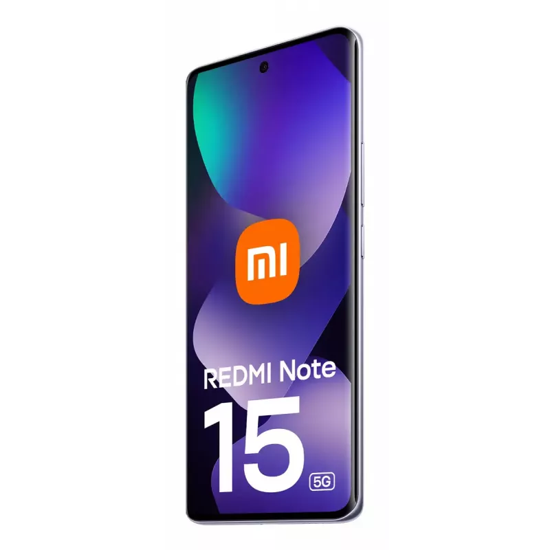 Išmanusis telefonas Xiaomi Redmi Note 15 5G — Snapdragon 6 Gen 3, 8 GB RAM, 256 GB, 6,67 colio FHD+, 108 MP, 5520 mAh, violetinė