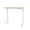 Elektrinis aukščio reguliavimo stalas ActiveJet ET119W-C 140x70 cm — 1 variklis, aukštis 725–1225 mm, balta/ąžuolas