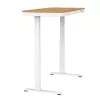 Elektrinis aukščio reguliavimo stalas ActiveJet ET119W-C 140x70 cm — 1 variklis, aukštis 725–1225 mm, balta/ąžuolas