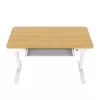 Elektrinis aukščio reguliavimo stalas ActiveJet ET119W-C 140x70 cm — 1 variklis, aukštis 725–1225 mm, balta/ąžuolas