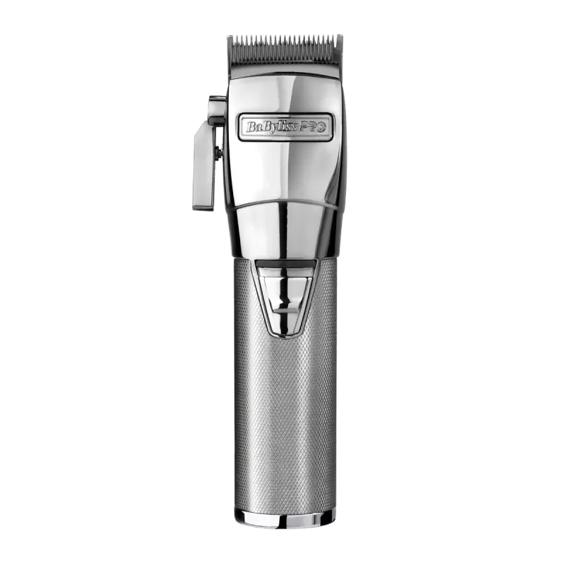 Belaidis kirpimo aparatas „BaByliss PRO FX8700E“ – chromuotas, įmontuota baterija, 120 min. veikimo laikas, 6300 aps./min.