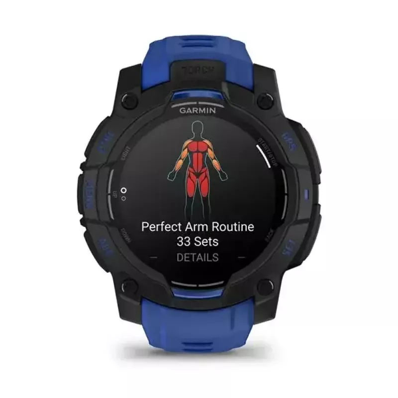 Išmanusis laikrodis GARMIN Instinct 3 AMOLED 1,2 col. GPS, 45 mm korpusas, 390x390 ekranas, 10 ATM, ličio jonų baterija