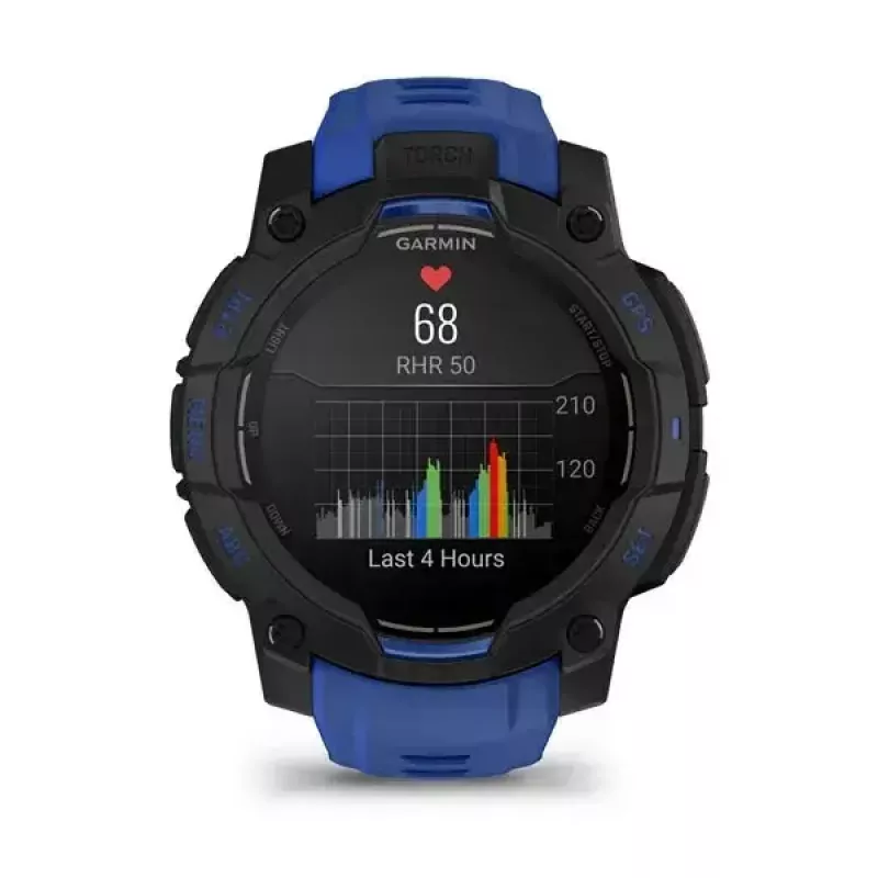 Išmanusis laikrodis GARMIN Instinct 3 AMOLED 1,2 col. GPS, 45 mm korpusas, 390x390 ekranas, 10 ATM, ličio jonų baterija