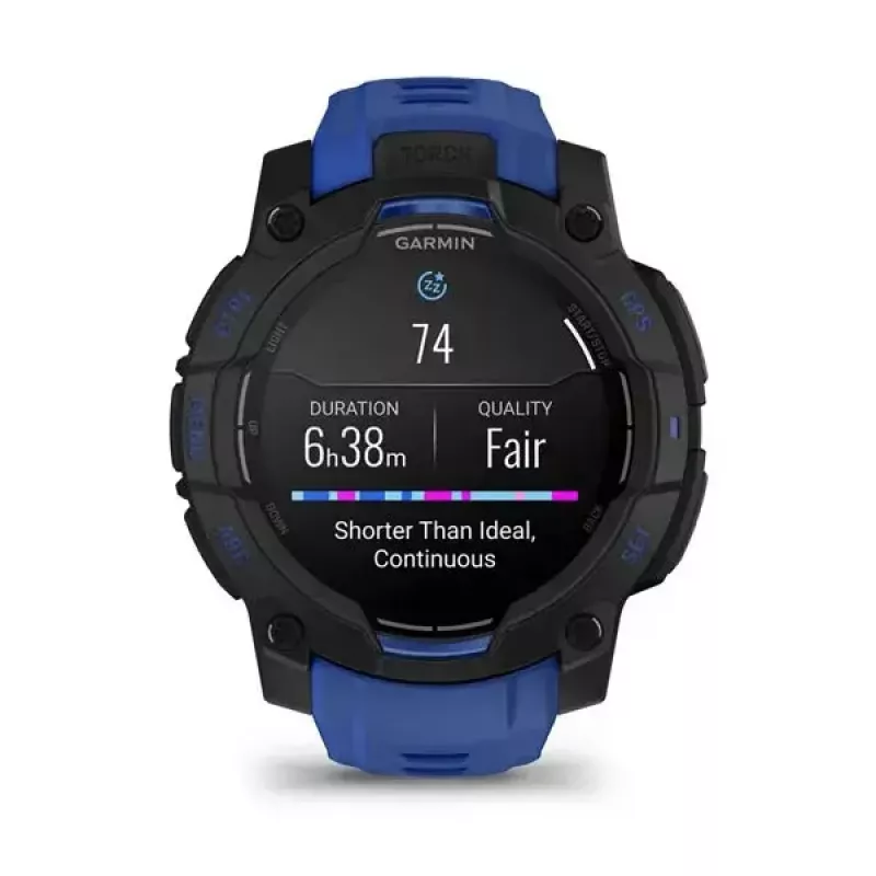 Išmanusis laikrodis GARMIN Instinct 3 AMOLED 1,2 col. GPS, 45 mm korpusas, 390x390 ekranas, 10 ATM, ličio jonų baterija
