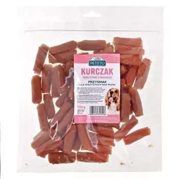 Šunų skanėstas PETITTO ryžių lazdelės su vištiena 500 g
