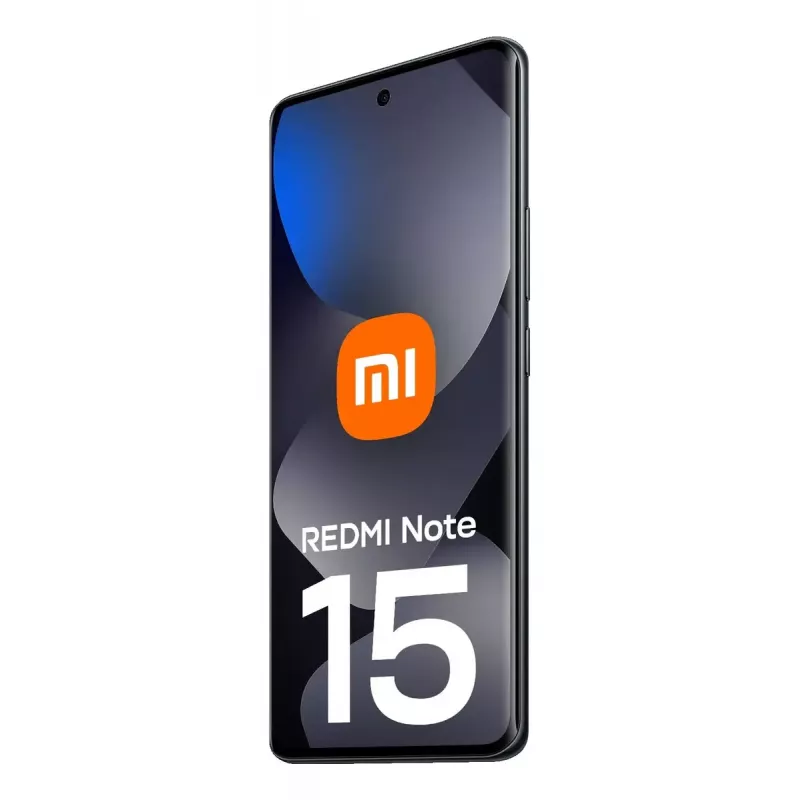 Išmanusis telefonas Xiaomi Redmi Note 15 — 6.77 colių AMOLED, 8 GB RAM, 128 GB, 6000 mAh, 108 MP, Juoda