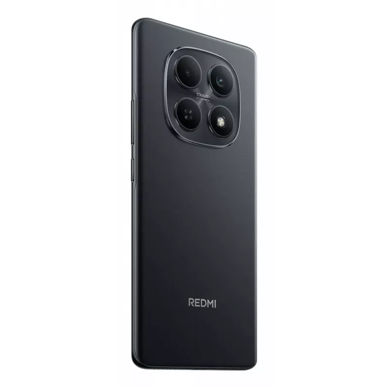 Išmanusis telefonas Xiaomi Redmi Note 15 — 6.77 colių AMOLED, 8 GB RAM, 128 GB, 6000 mAh, 108 MP, Juoda