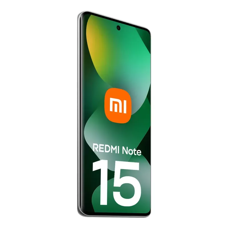 Išmanusis telefonas „Xiaomi Redmi Note 15“ — 6,77 col. AMOLED, 8 GB RAM, 128 GB, 6000 mAh, 108 MP, IP64, miško žalia
