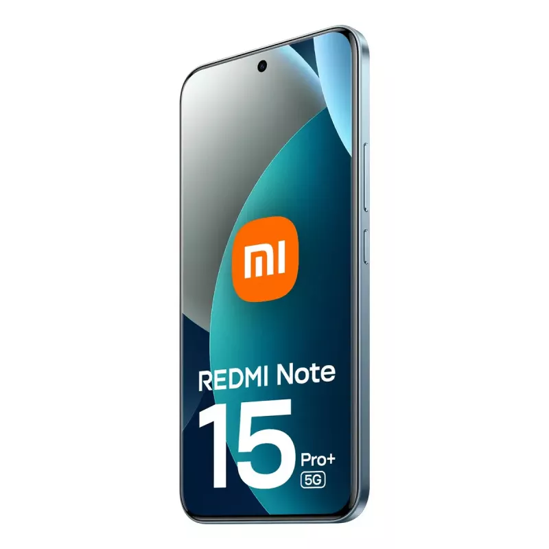 Išmanusis telefonas Xiaomi Redmi Note 15 Pro+ 5G — 6,83 col. AMOLED, 8 GB RAM, 256 GB, 200 MP, 6500 mAh, ledynų mėlynas