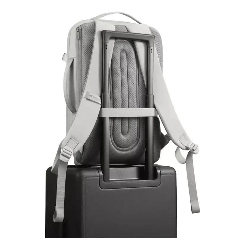 Kuprinė XDDESIGN Air P706.3219 — Pilka, 15 L, nešiojamojo kompiuterio skyrius iki 15,6 col., užrakinamas pagrindinis slankiklis