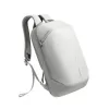 Kuprinė XDDESIGN Air P706.3219 — Pilka, 15 L, nešiojamojo kompiuterio skyrius iki 15,6 col., užrakinamas pagrindinis slankiklis