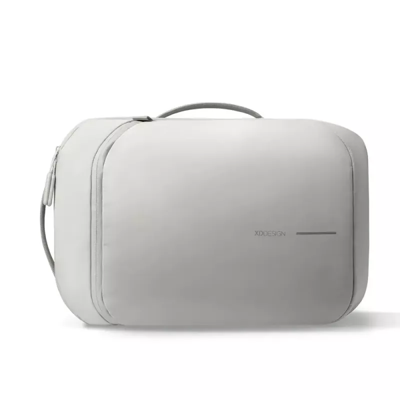 Kuprinė XDDESIGN Air P706.3219 — Pilka, 15 L, nešiojamojo kompiuterio skyrius iki 15,6 col., užrakinamas pagrindinis slankiklis