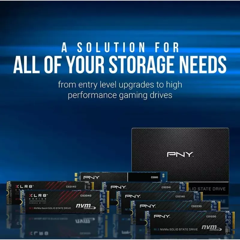 Vidinis SSD PNY M.2 2280 512GB M280CS2241-512-BLK, SATA/NVMe nenurodyta