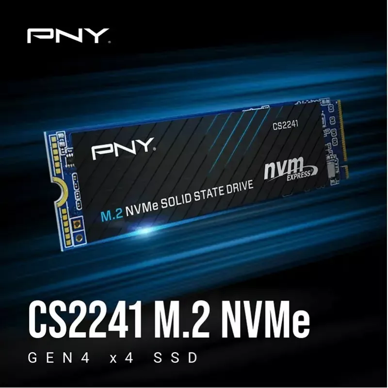 Vidinis SSD PNY M.2 2280 512GB M280CS2241-512-BLK, SATA/NVMe nenurodyta