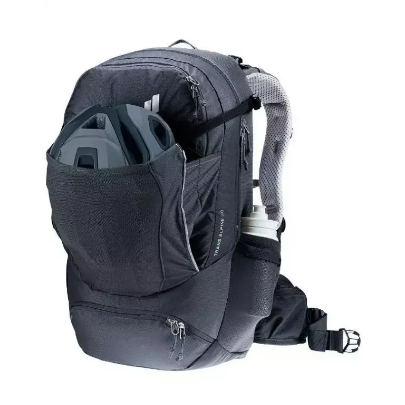 Kuprinė DEUTER Trans Alpine 30 — 30 l dviračių kuprinė, juoda