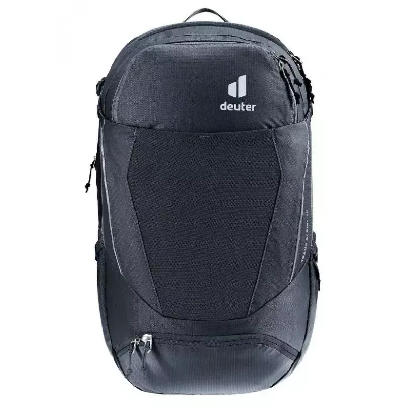 Kuprinė DEUTER Trans Alpine 30 — 30 l dviračių kuprinė, juoda