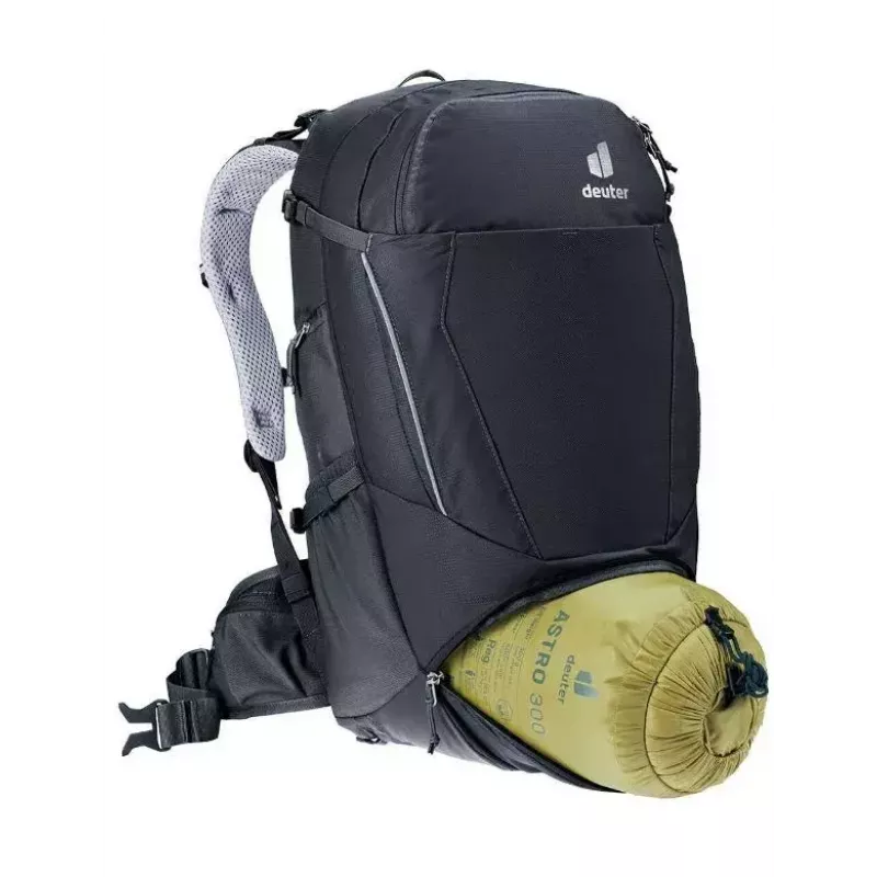 Kuprinė DEUTER Trans Alpine 30 — 30 l dviračių kuprinė, juoda