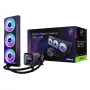 Skysčio aušinimo rinkinys ASRock Phantom Gaming 360 LCD — 120 mm ventiliatoriai, LGA1700/AM5/AM4, juoda