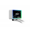 ASROCK Challenger 360 Digital ARGB White — 360 mm procesoriaus skysčio aušintuvas, skaitmeninis ARGB apšvietimas, balta apdaila