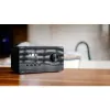 Internet radijas Krüger&Matz KM0816.1 — juodas, Bluetooth 5.2, FM, 2×7 W, 430 išankstinių stočių, nuotolinis valdymas, 3,5 mm ausinės