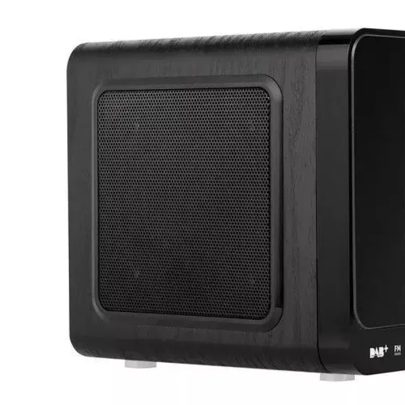 Internet radijas Krüger&Matz KM0816.1 — juodas, Bluetooth 5.2, FM, 2×7 W, 430 išankstinių stočių, nuotolinis valdymas, 3,5 mm ausinės