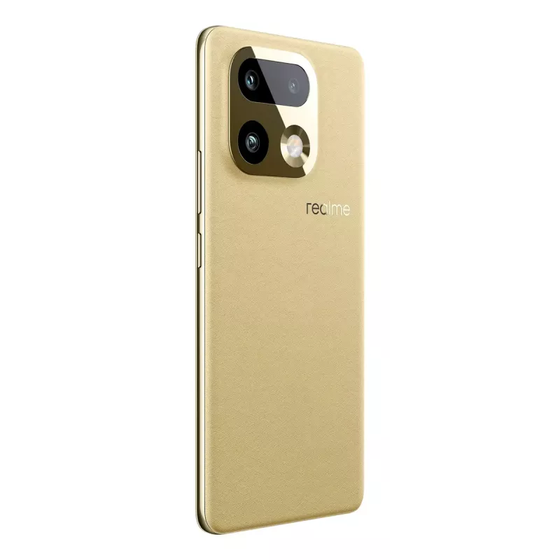 Išmanusis telefonas REALME realme 16 Pro+ — 6,8 colio (17,3 cm) 1280×2800, Snapdragon 7 Gen 4, 12 GB RAM, 512 GB, 200 MP, 7000 mAh, auksinis
