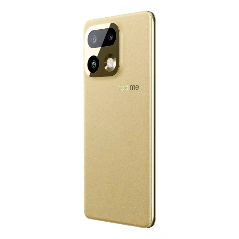 Išmanusis telefonas REALME realme 16 Pro+ — 6,8 colio (17,3 cm) 1280×2800, Snapdragon 7 Gen 4, 12 GB RAM, 512 GB, 200 MP, 7000 mAh, auksinis