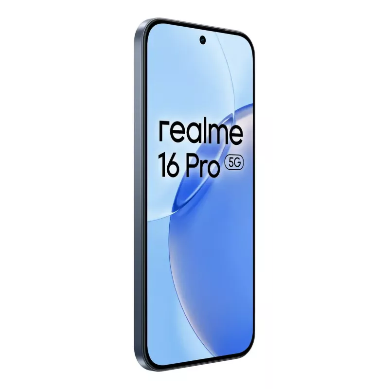 Išmanusis telefonas REALME realme 16 Pro 6,8 colio Dual SIM 5G — MediaTek Dimensity, 8 GB RAM, 512 GB, 200 MP, 6500 mAh, pilka