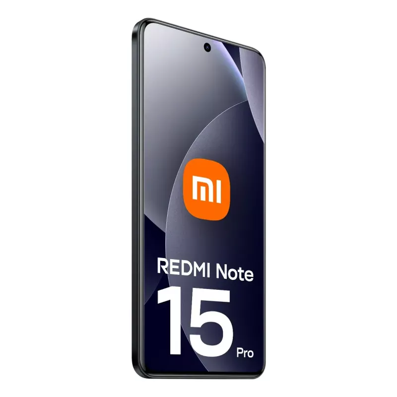 Išmanusis telefonas Xiaomi Redmi Note 15 Pro 6,77 col. 8 GB RAM 256 GB 200 MP triguba kamera 6500 mAh juoda