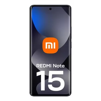 Išmanusis telefonas „Xiaomi Redmi Note 15“ — 6,77 col. (17,2 cm), „Helio G100 Ultra“ 2 GHz, 8 GB RAM, 256 GB, 108 MP triguba kamera, 6000 mAh, juodos spalvos