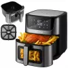 Karšto oro gruzdintuvė BLOW AIR FRYER 2500W 8L — 8 programos, maks. 200°C, LCD jutiklinis ekranas, 1,7 kg talpa