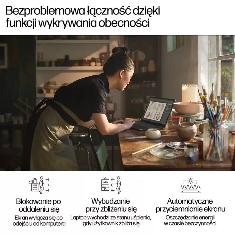 Nešiojamasis kompiuteris HP ENVY x360 14 colių Ryzen 7 8840HS 16GB 512GB Win11Home