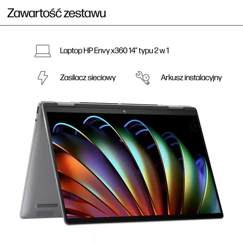 Nešiojamasis kompiuteris HP ENVY x360 14 colių Ryzen 7 8840HS 16GB 512GB Win11Home
