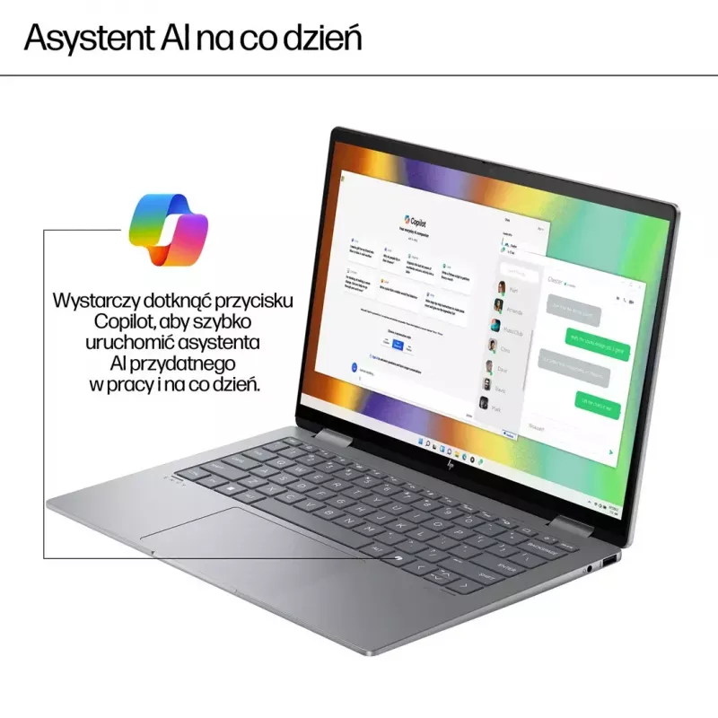 Nešiojamasis kompiuteris HP ENVY x360 14 colių Ryzen 7 8840HS 16GB 512GB Win11Home