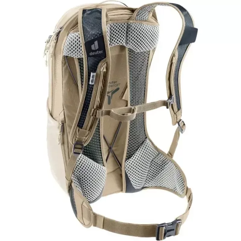 Kuprinė DEUTER Race Air 10 — lengva 10 l dviračių kuprinė, aliuminis/pilkas akmuo