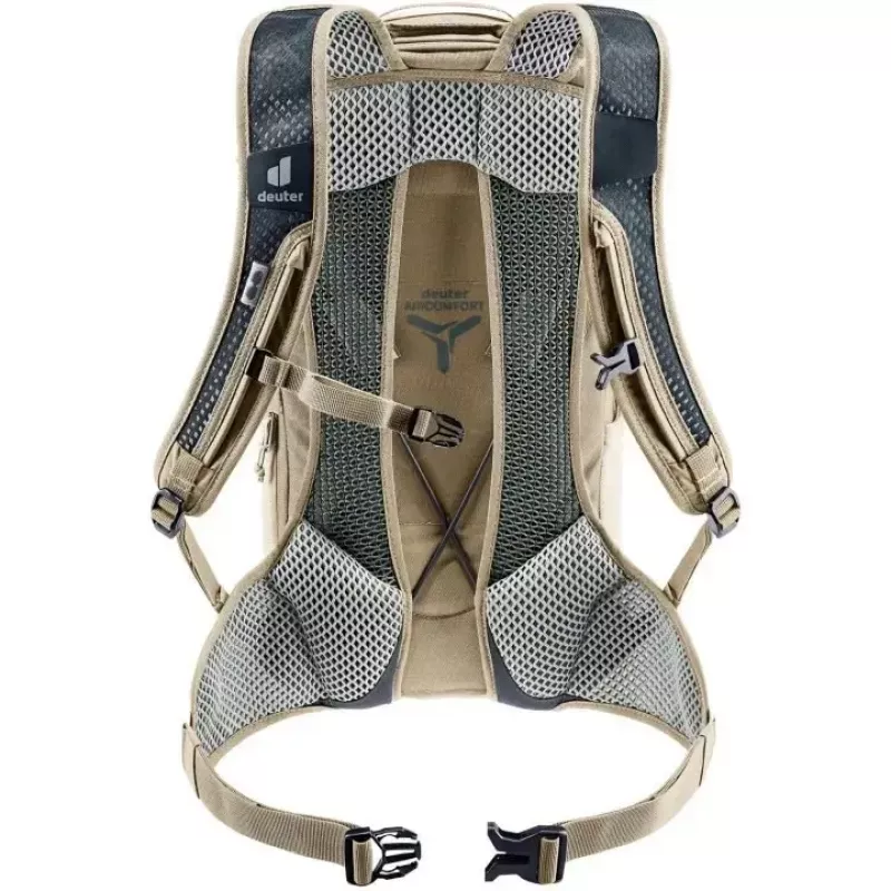 Kuprinė DEUTER Race Air 10 — lengva 10 l dviračių kuprinė, aliuminis/pilkas akmuo