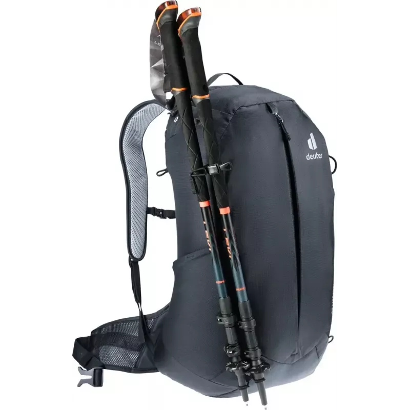 Kuprinė DEUTER AC Lite 25 EL juoda — ventiliuojama dieninė kuprinė, 25 L talpa