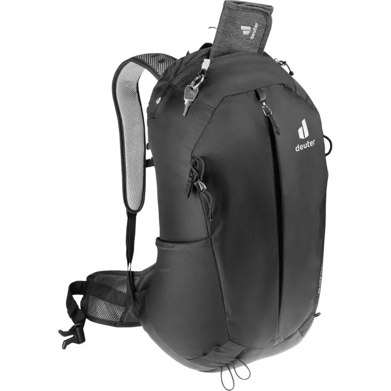 Kuprinė DEUTER AC Lite 25 EL juoda — ventiliuojama dieninė kuprinė, 25 L talpa