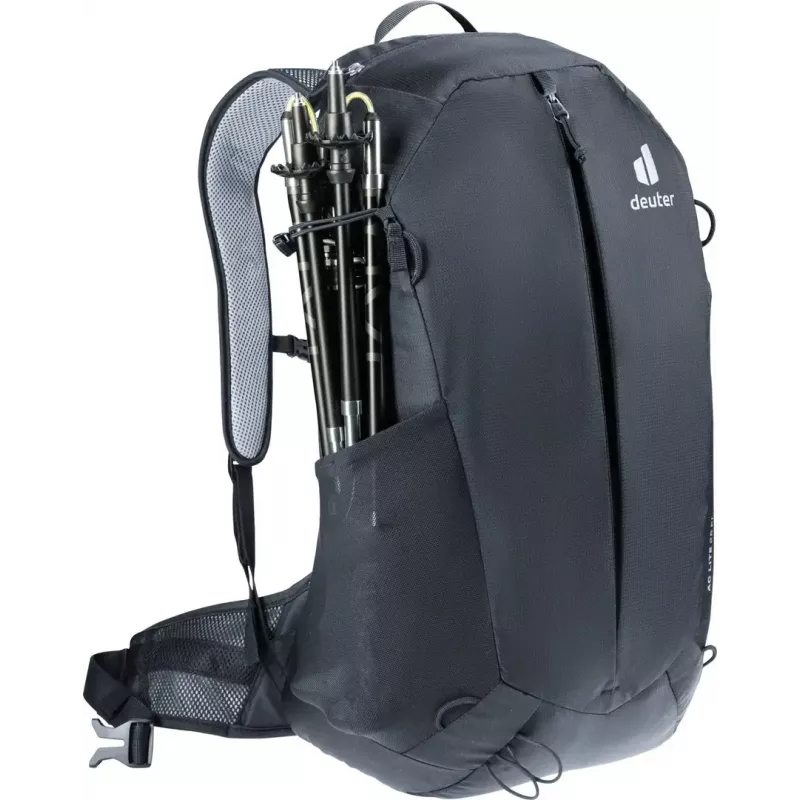 Kuprinė DEUTER AC Lite 25 EL juoda — ventiliuojama dieninė kuprinė, 25 L talpa