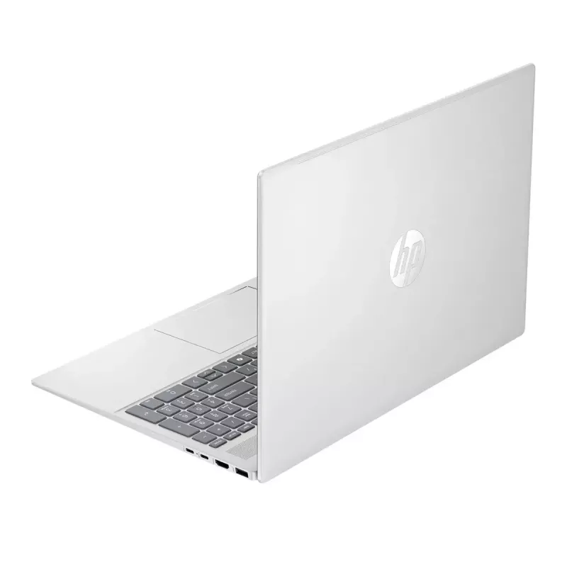 Nešiojamas kompiuteris HP Pavilion 16-ag0007nw — AMD Ryzen 5 8540U, 16 colių WUXGA, 16 GB RAM, 512 GB SSD, Windows 11 Home, sidabrinis